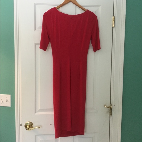 Vince Camuto Fuchsia Cocktail Dress Size 6 - Picture 2 of 3